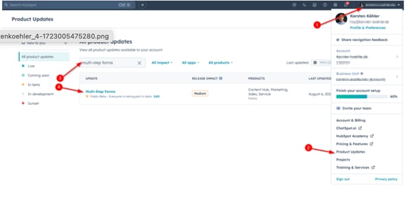 HubSpot Forms Multi Step