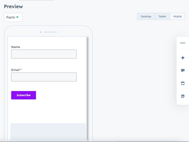 HubSpot Forms Mobile Responsiveness